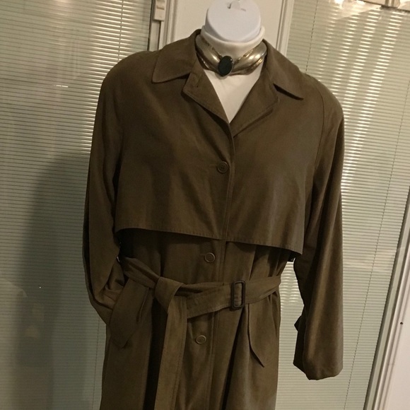 London Fog Trench Coat - Size 12 Reg. - Picture 2 of 9